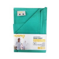 ผ้าขวางเตียงผู้ป่วย Hospro ช่วยพลิกตัวผู้ป่วยเพื่อป้องกันแผลกดทับ Cotton 100% ขนาด 150×95cm สีเขียวอ่อน H-DS02
